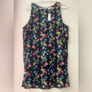 Old Navy Fitted Red and Yellow Tank Top